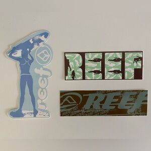 Bundle of 3 REEF Surf Stickers